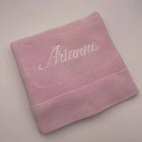Personalized Baby Blanket – Custom Name Swaddle, Stroller & Crib Cover, Perfect Newborn Gift for Boys & Girls